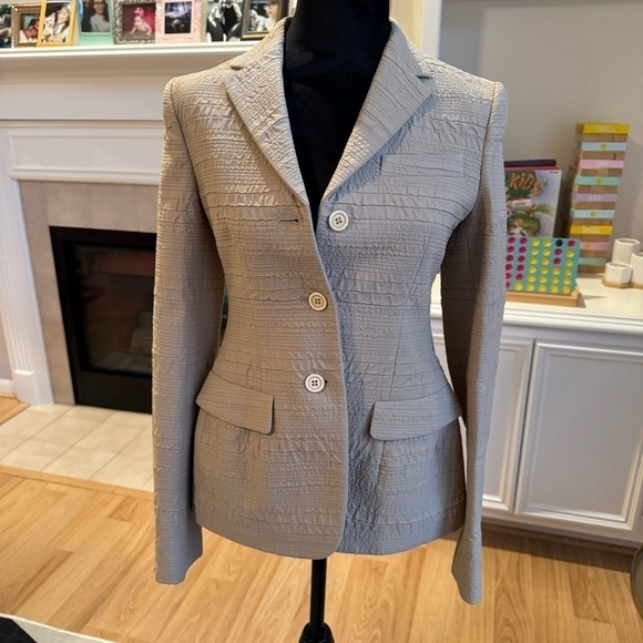 PRADA Beige Jacket Size 38 VGUC - Picture 1 of 9